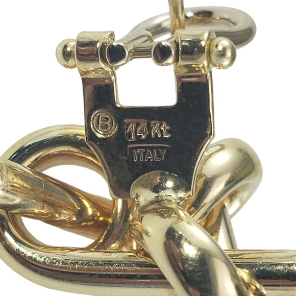 14 Karat Yellow Gold Knot Earrings #18655 - Picture 6 of 8